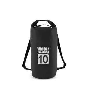 Geantă/ Rucsac Impermeabil pentru Înot - 10L Negru