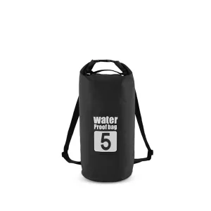 Geantă/ Rucsac Impermeabil pentru Înot - 5L Negru
