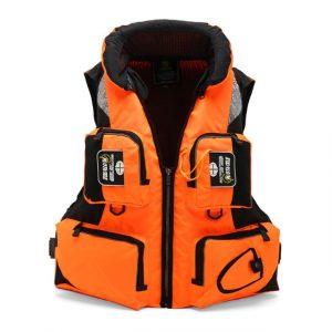 Vesta de Salvare pentru Caiac Kayak Life Jacket Buoyancy Aid - Portocaliu, XXL