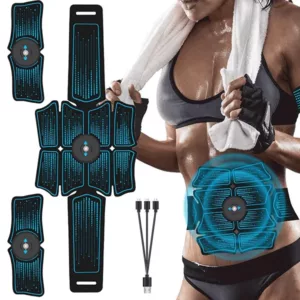 Centură pentru tonifierea mușchilor abdominali cu stimulator muscular Abs