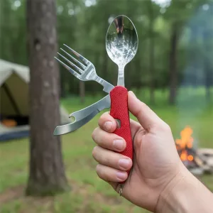 Unealtă pentru Tacâmuri de Camping 4-în-1 Multifuncțională