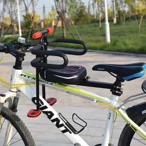 Scaun de bicicletă montat frontal pentru copii - Roșu