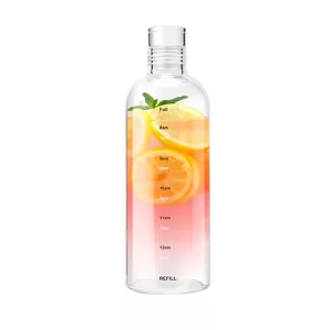 Sticlă de Apă cu Marcaj de Timp - 750 ml