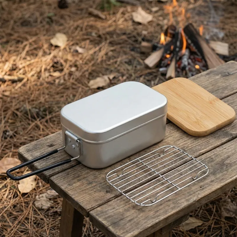camping mess tin, camping cookware, camping lunch box